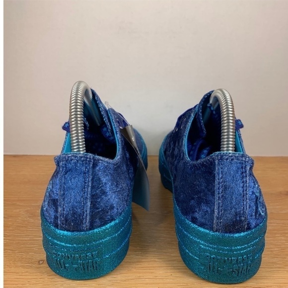 Converse CTAS Platform Miley Cyrus Low Top Velvet Glitter Shoe Size 6.5 Women - Picture 6 of 8